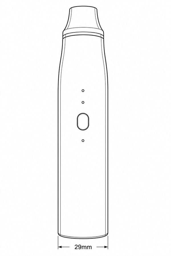 MEDI 本体 正面図（幅29mm）